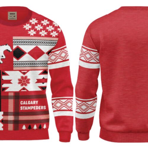 Calgary Stampeders Let It Snow Sweater Thumbnail