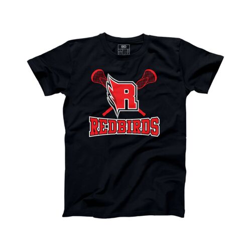 Newmarket Redbirds Adult Classic T-shirt - Black Thumbnail