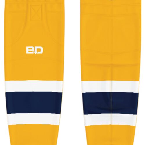 St. Albert Raiders Hockey Socks Gold Youth Thumbnail