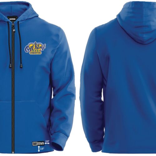 Edmonton Oil Kings Solid Full Zip Hoodie Thumbnail