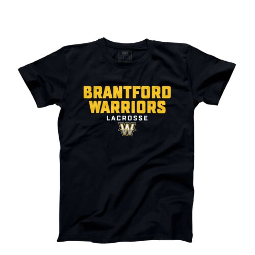 Brantford Warriors Young Black Classic T-Shirt Thumbnail