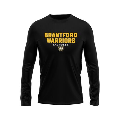 Brantford Warriors Young Black Long Sleeve Shirt Thumbnail