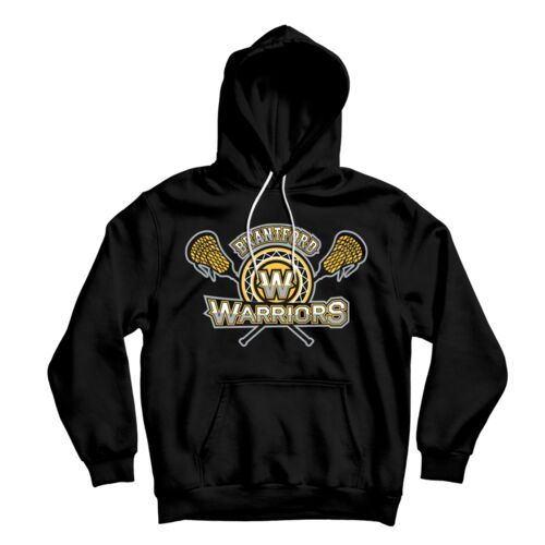 Brantford Warriors Adult Black Classic Hoodie Thumbnail