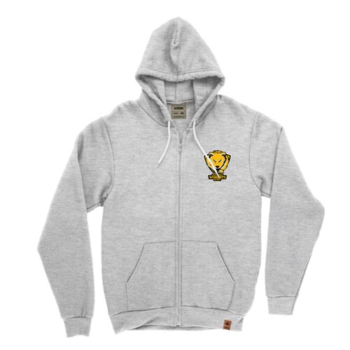 Manitoba Rugby Adult Fleec Full-Zip Grey Thumbnail