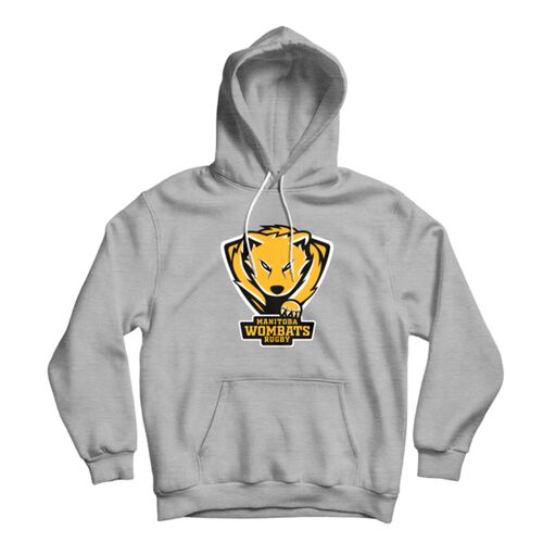 Manitoba Rugby Adult Classic Hoodie Grey Thumbnail