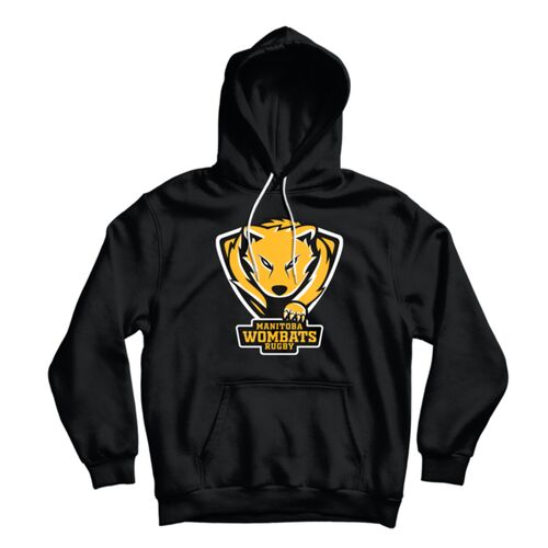 Manitoba Rugby Youth Classic Hoodie Black Thumbnail