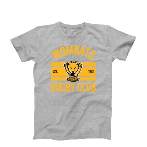 Manitoba Rugby Youth Tripple Deke T-Shirt Grey Thumbnail