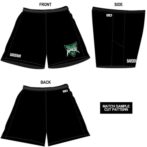Carolina Rage Training Shorts Youth Thumbnail