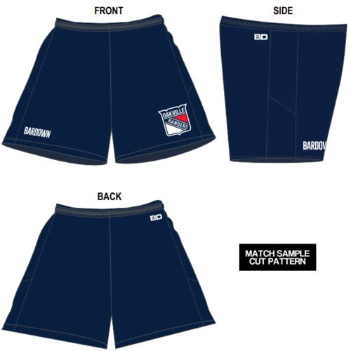Oakville Rangers Training Shorts Thumbnail