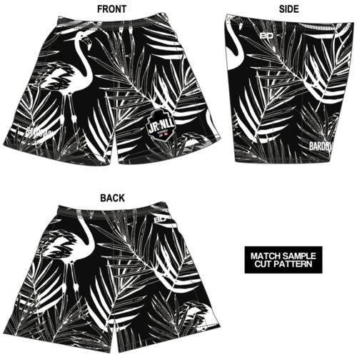 Jr. NLL Floral Shorts Youth Thumbnail