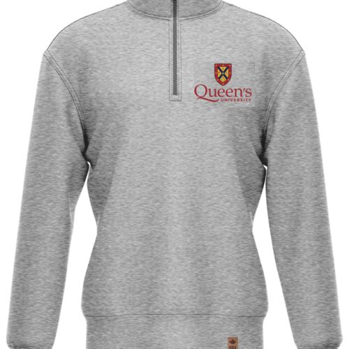 Queen's University Fleece 1/4 Zip (Grey) Thumbnail