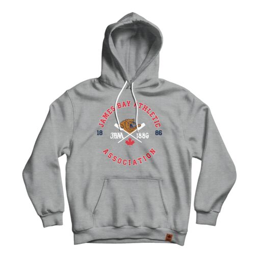 James Bay Athletic Association Adult  Face-off-hoodie Grey Thumbnail