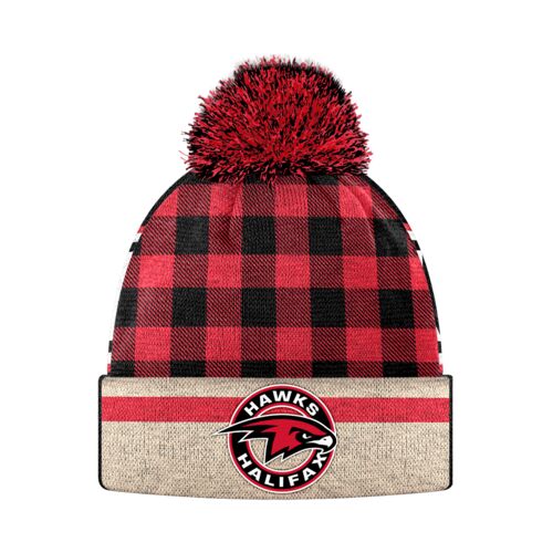 Halifax Hawks Plaid Is Red Toque Thumbnail