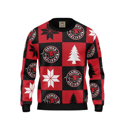 Halifax Hawks Ugly-Christmas Sweater  Thumbnail