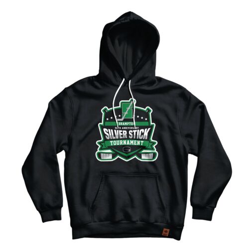 Silver Stick Classic Hoodie Youth Black Thumbnail