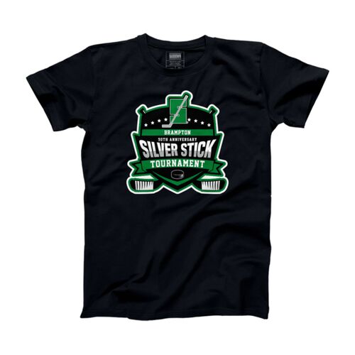 Silver Stick Classic T-shirt Adult Black Thumbnail