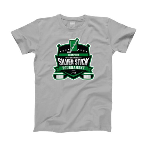 Silver Stick Classic T-shirt Adult Grey Thumbnail