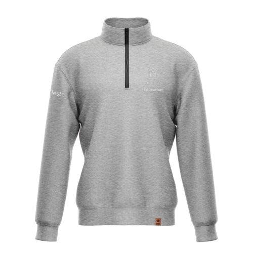 Uottawa Classic 1/4 Zip Grey English Thumbnail
