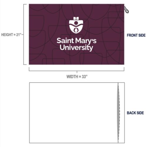 Saint Mary's University Sublimated Pillowcase (SMU) Thumbnail