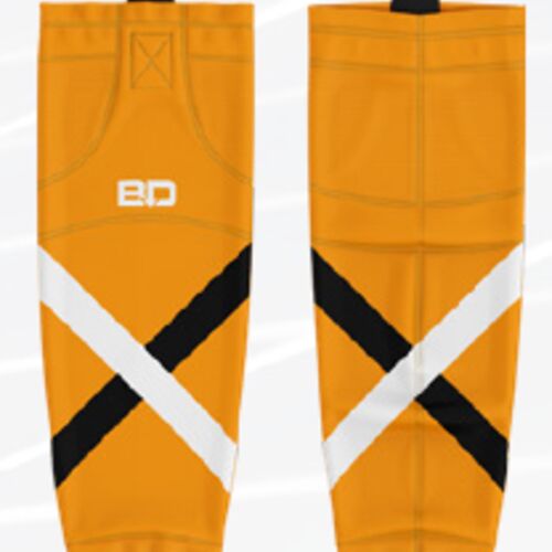 Kempenfeldt Bay Raiders Sublimated Hockey Socks Gold Thumbnail