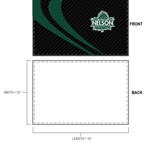 Nelson Leafs Sublimated Skate Towel Thumbnail