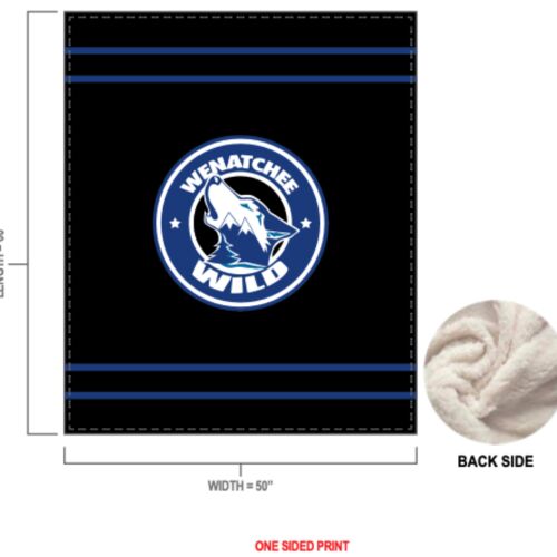 Wenatchee Wild Sherpa Blanket Thumbnail