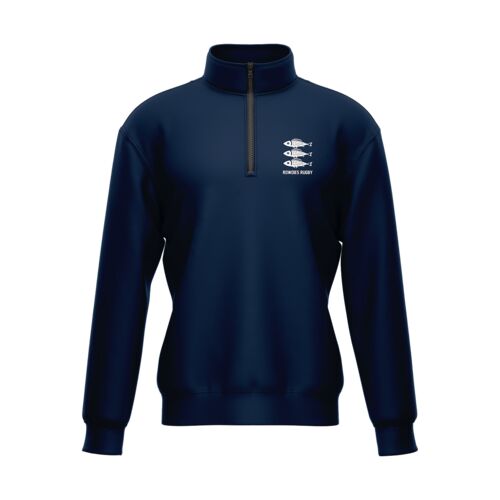 Rowdies 1/4 Zip Youth Fish   Thumbnail