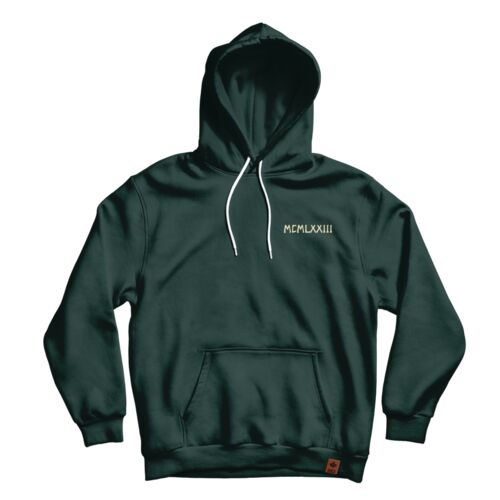 Manitoba Rugby Skull Hoodie Green Youth Thumbnail
