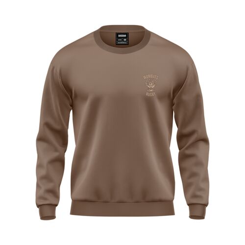 Manitoba Rugby Wombats Classic Crewneck Brown Youth Thumbnail