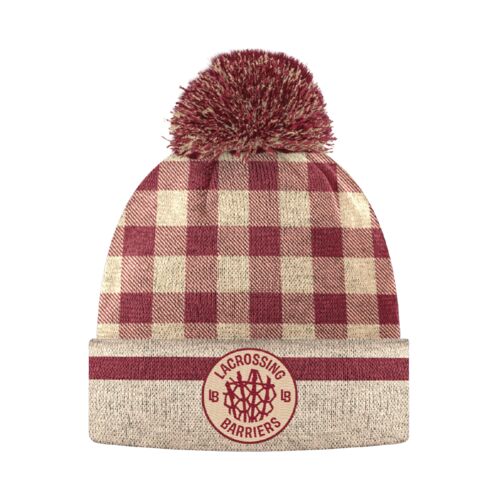 Lacrossing Barriers Plaid Is Rad Toque Thumbnail