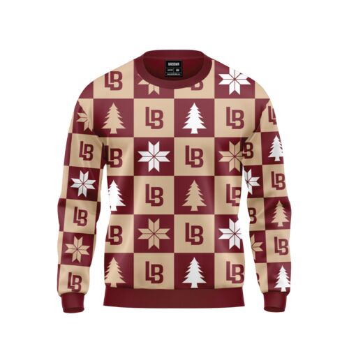 Lacrossing Barriers Ugly Christmas Sublimated Sweater Thumbnail