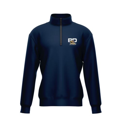 Huntsville Otters Solid Quarter Zip Adult Thumbnail