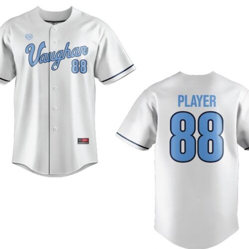 Vaughan Kings Sublimated Full Button Baseball Jersey Thumbnail