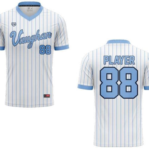 Vikings Sublimated V-Neck Baseball Jersey Thumbnail