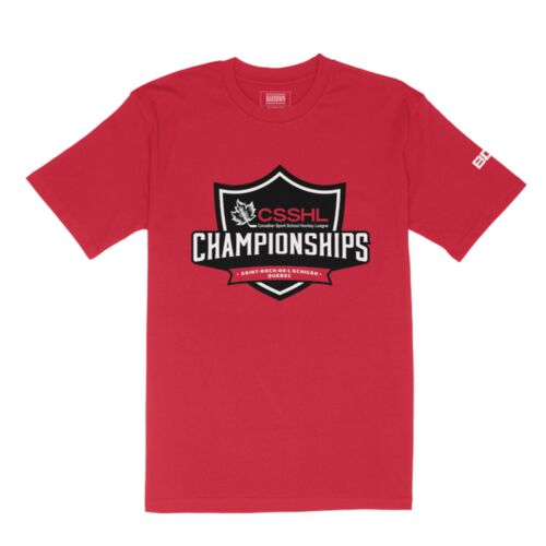CSSHL Classic Gameday Adult Red T-Shirt Thumbnail