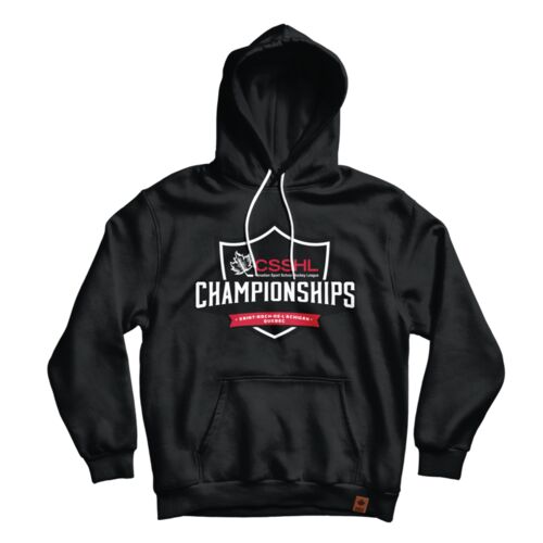 CSSHL Classic Gameday Adult Black Hoodie Thumbnail