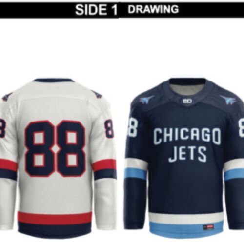 Chicago Jets Sublimated Reversible Hockey Jersey Thumbnail