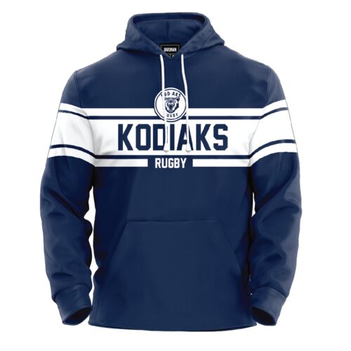 Kodiaks Sublimated Stripe Show Hoodie Adult Thumbnail