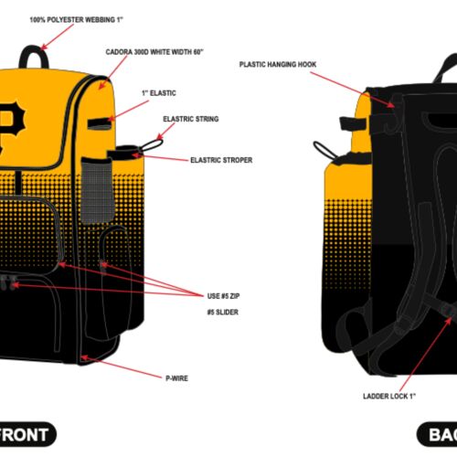 Pirates Baseball Bag Thumbnail