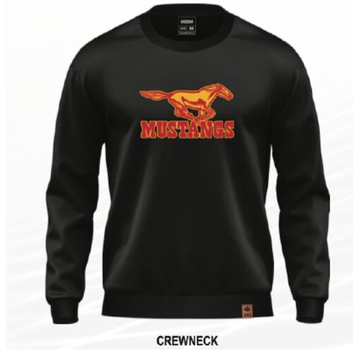 Williams Lake Mustangs Retro Crewneck Thumbnail