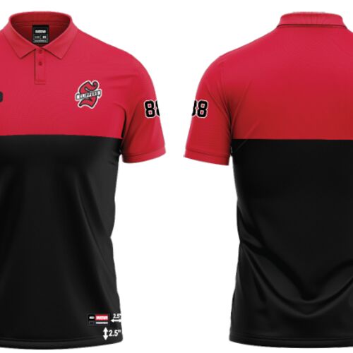 Whitchurch Stouffville Sublimated Polo with Number - Adult Thumbnail