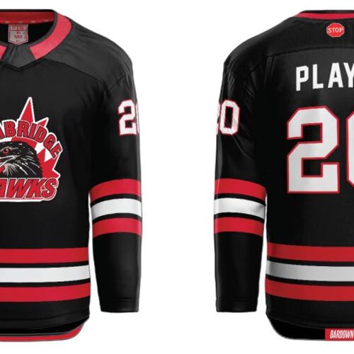 Cambridge Hawks Cut and Sew Jersey - Adult Thumbnail