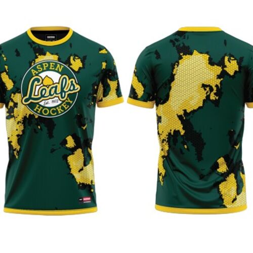 Aspen Leaf’s Junior Hockey Sublimated Short Sleeve - Youth  Thumbnail