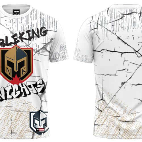 Noble King Knights Sublimated Graffiti T-Shirt - Adult Thumbnail