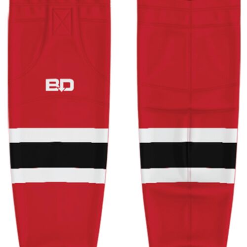 Stouffville Clippers Cut & Sew Socks Red - Adult Thumbnail