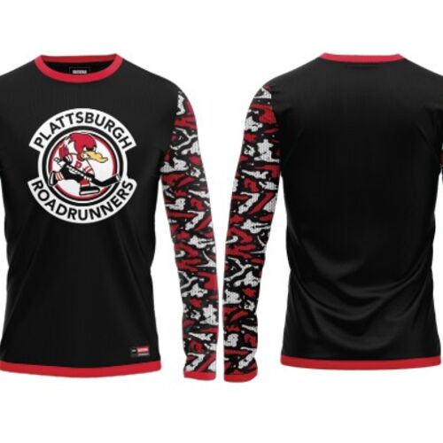 Plattsburgh Youth Hockey Association  Sublimated (Camo) Long Sleeve - Youth  Thumbnail
