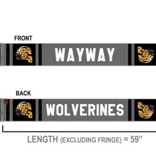 Wayway Wolverines Outdoorsman Scarf Thumbnail