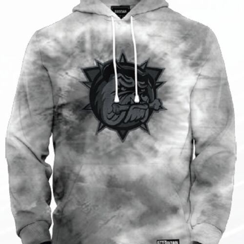 Brantford Bulldogs Tie Dye Sublimated Streetwear Hoodie Youth Thumbnail