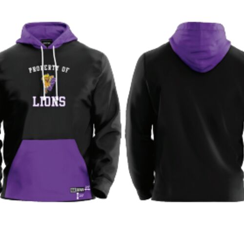 Placentia Lions Art Attack Streetwear Hoodie - Youth Thumbnail