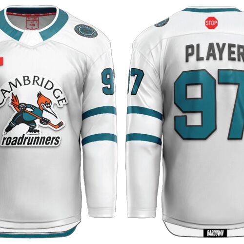 Cambridge Roadrunners Cut and Sew Hockey Jersey - Adult Thumbnail